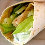 Griekse kipwrap Griekse kipwrap