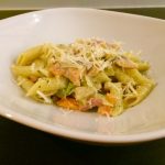 Pasta met zalm Pasta met zalm